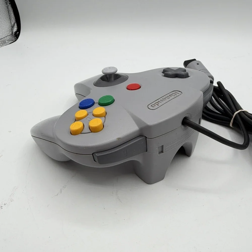 Nintendo N64 Gray Controller NUS-005 Tight Stick OEM Authentic TESTED
